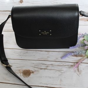 Kate Spade Black Leather Crossbody Bag